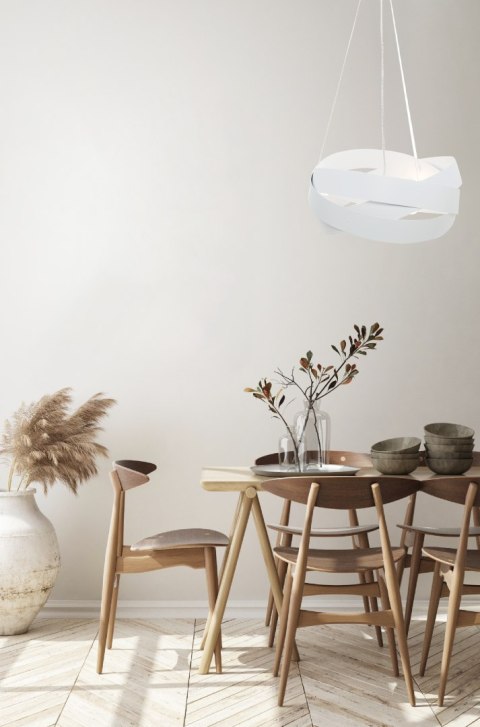 1117 LAMPA WISZĄCA TORNADO 50 CM BIAŁA/WHITE 1117 LAMPA WISZĄCA TORNADO 50 CM BIAŁA/WHITE