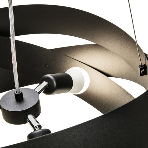 1118 LAMPA WISZĄCA TORNADO 50 CM CZARNA/BLACK 1118 LAMPA WISZĄCA TORNADO 50 CM CZARNA/BLACK