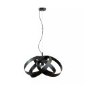 1143 LAMPA WISZĄCA FLORES CZARNA/BLACK