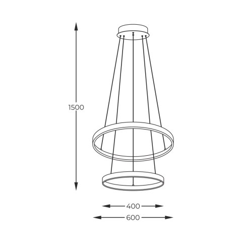 18140BK-2 BRENO LAMPA WISZĄCA CZARNA/BLACK 18140BK-2 BRENO LAMPA WISZĄCA CZARNA/BLACK