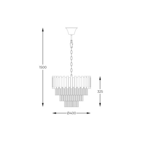 20149PM PRIMA LAMPA WISZĄCA ZŁOTA/GOLD 20149PM PRIMA LAMPA WISZĄCA ZŁOTA/GOLD