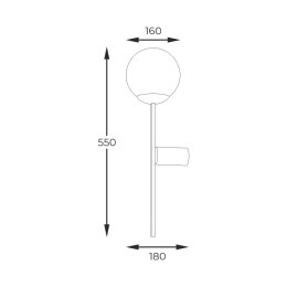 5001 ORBIT WALL LAMP
