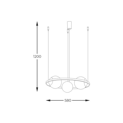 5004 ORBIT 3 PENDANT LAMP 5004 ORBIT 3 PENDANT LAMP