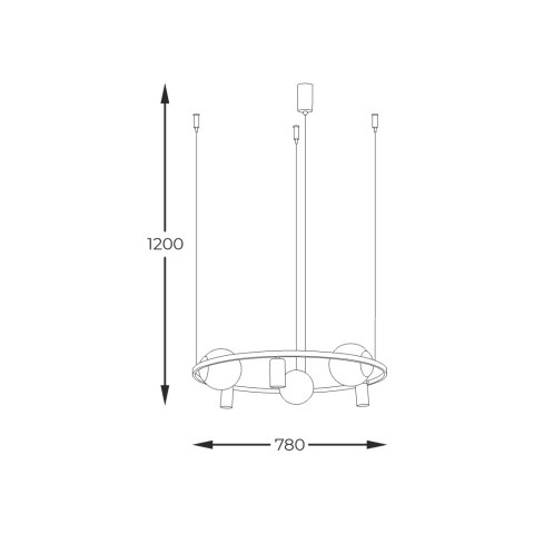 5006 ORBIT 3+3 PENDANT LAMP 5006 ORBIT 3+3 PENDANT LAMP