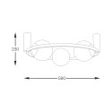 5008 ORBIT 3 LAMPA SUFITOWA