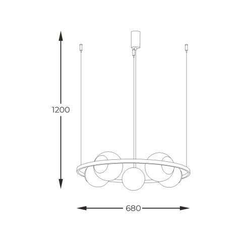 5011 ORBIT 5 PENDANT LAMP 5011 ORBIT 5 PENDANT LAMP