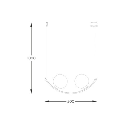 5012 WAVE 1 LAMPA WISZĄCA / PENDANT LAMP 5012 WAVE 1 LAMPA WISZĄCA / PENDANT LAMP