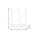 5555 PLANT SHELF LAMPA WISZĄCA CZARNA/BLACK