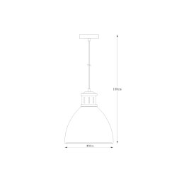 A8050L-SBK MENSA LAMPA WISZĄCA CZARNO-ZŁOTA/BLACK-GOLD