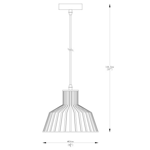 A8078-BK DOLIA LAMPA WISZĄCA CZARNY MAT/MATT BLACK A8078-BK DOLIA LAMPA WISZĄCA CZARNY MAT/MATT BLACK