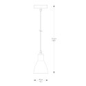 A8102-1 MORA LAMPA WISZĄCA CZARNA/BLACK