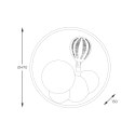 MX4148-1-DWLD FOCUS LAMPA SUFITOWA BIAŁA/WHITE