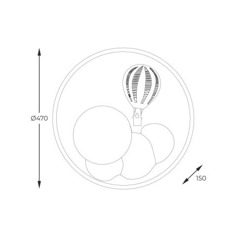 MX4148-1-DWLD FOCUS LAMPA SUFITOWA BIAŁA/WHITE MX4148-1-DWLD FOCUS LAMPA SUFITOWA BIAŁA/WHITE