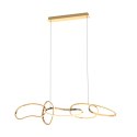 MD7361-5A-EGT CHOLET LAMPA WISZĄCA ZŁOTA/GOLD