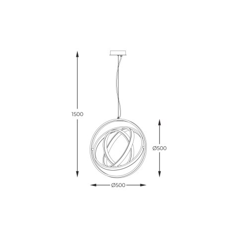 MD9203-4-3BD TESS LAMPA WISZĄCA CZARNA/BLACK MD9203-4-3BD TESS LAMPA WISZĄCA CZARNA/BLACK