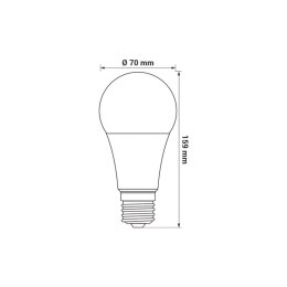 ORO-ATOS-E27-A70-19W WW ŻARÓWKA