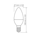ORO-E14-C37-TOTO-8W-DW ŻARÓWKA