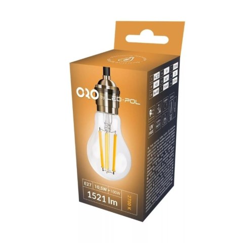 ORO-E27-A60-FL-CLARO-10,5W-WW ŻARÓWKA ORO-E27-A60-FL-CLARO-10,5W-WW ŻARÓWKA