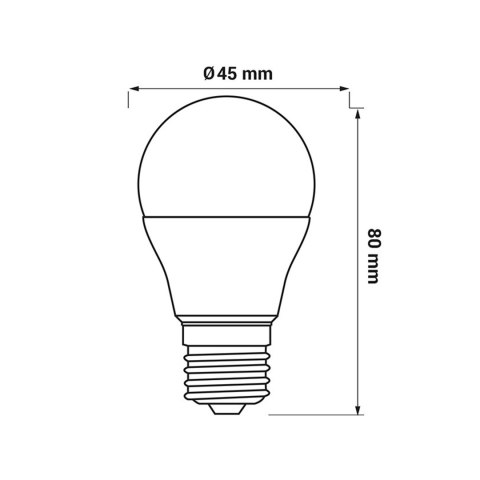 ORO-E27-G45-TOTO-5W-CW ORO04173 ORO-E27-G45-TOTO-5W-CW ORO04173