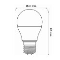 ORO-E27-G45-TOTO-5W- WW ŻARÓWKA