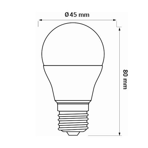 ORO-E27-G45-TOTO-5W- WW ŻARÓWKA ORO-E27-G45-TOTO-5W- WW ŻARÓWKA