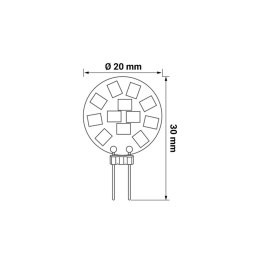 ORO-G4-1,5W-CW ŻARÓWKA