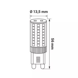 ORO-G9-PETIT-4,8W-DW ŻARÓWKA