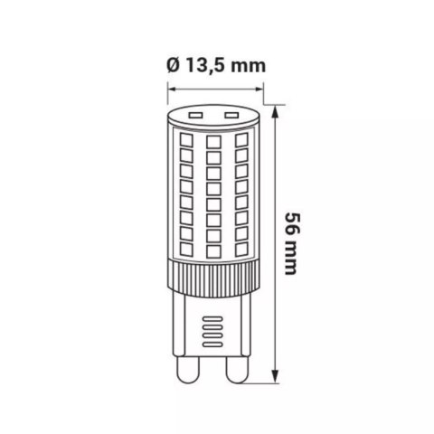 ORO-G9-PETIT-4,8W-DW ŻARÓWKA ORO-G9-PETIT-4,8W-DW ŻARÓWKA