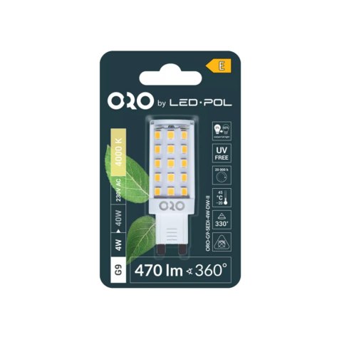ORO-G9-SEDI-4W-DW-II ŻARÓWKA ORO-G9-SEDI-4W-DW-II ŻARÓWKA