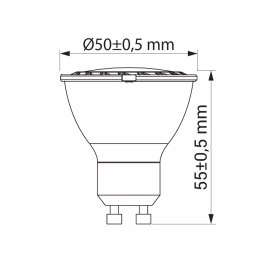 ORO-GU10-HERA-8W-II-BD ŻARÓWKA