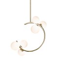 P0454-06Q-F7AA MOLECULE LAMPA WISZĄCA ZŁOTA/GOLD