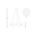 P0462-20C-F7AA BOBO LAMPA WISZĄCA ZŁOTA/GOLD