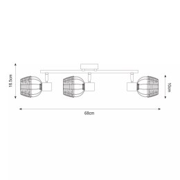 R5022003-3TU COPA LAMPA SUFITOWA