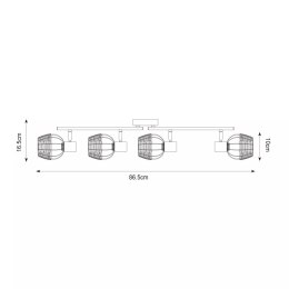 R5022003-4TU2 COPA LAMPA SUFITOWA