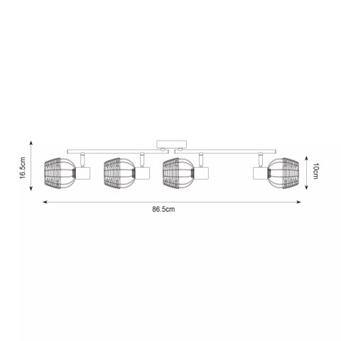 R5022003-4TU2 COPA LAMPA SUFITOWA R5022003-4TU2 COPA LAMPA SUFITOWA