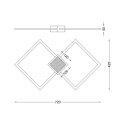 RLX96474-1B HEX LAMPA SUFITOWA ZŁOTA/GOLD