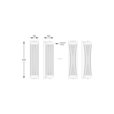 W0528-02M-B5AC SERGIO KINKIET CHROME W0528-02M-B5AC SERGIO KINKIET CHROME