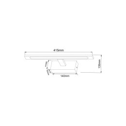 W89443-12W-CH ALTER KINKIET CHROME