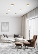 WM-TD8880-M-3K-G SOLARI LAMPA SUFITOWA ZŁOTA/GOLD