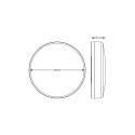 1004 NOLAN LAMPA SUFITOWA CLEAR