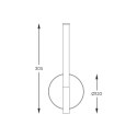 1007 LAUTARO KINKIET CZARNY/BLACK