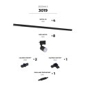 3019 ZESTAW 5 SZYNOPRZEWODOWY BLACK JEDNOOBWODOWY