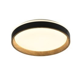 CL2204003-390MBWT BOIS LAMPA SUFITOWA CZARNA+DREWNO/BLACK+WOOD
