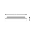 CL2204003-390MBWT BOIS LAMPA SUFITOWA CZARNA+DREWNO/BLACK+WOOD