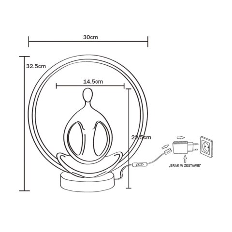 ED81F134U LAMPA STOŁOWA YOGA ED81F134U LAMPA STOŁOWA YOGA