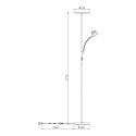FL-020288RD MANDI LAMPA PODŁOGOWA CZARNA/BLACK