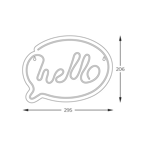 FM-NL41 NEON HELLO LED FM-NL41 NEON HELLO LED