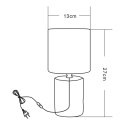 HS8603-BL LAMPA STOŁOWA CZARNY