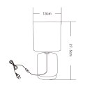 HS8720-BL LAMPA STOŁOWA CZARNY/ZŁOTY