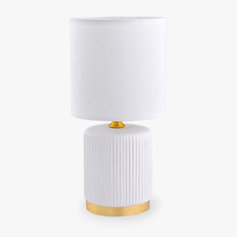 HS8720-WH LAMPA STOŁOWA BIAŁY/ZŁOTY HS8720-WH LAMPA STOŁOWA BIAŁY/ZŁOTY